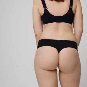 Perizoma a vita alta nero