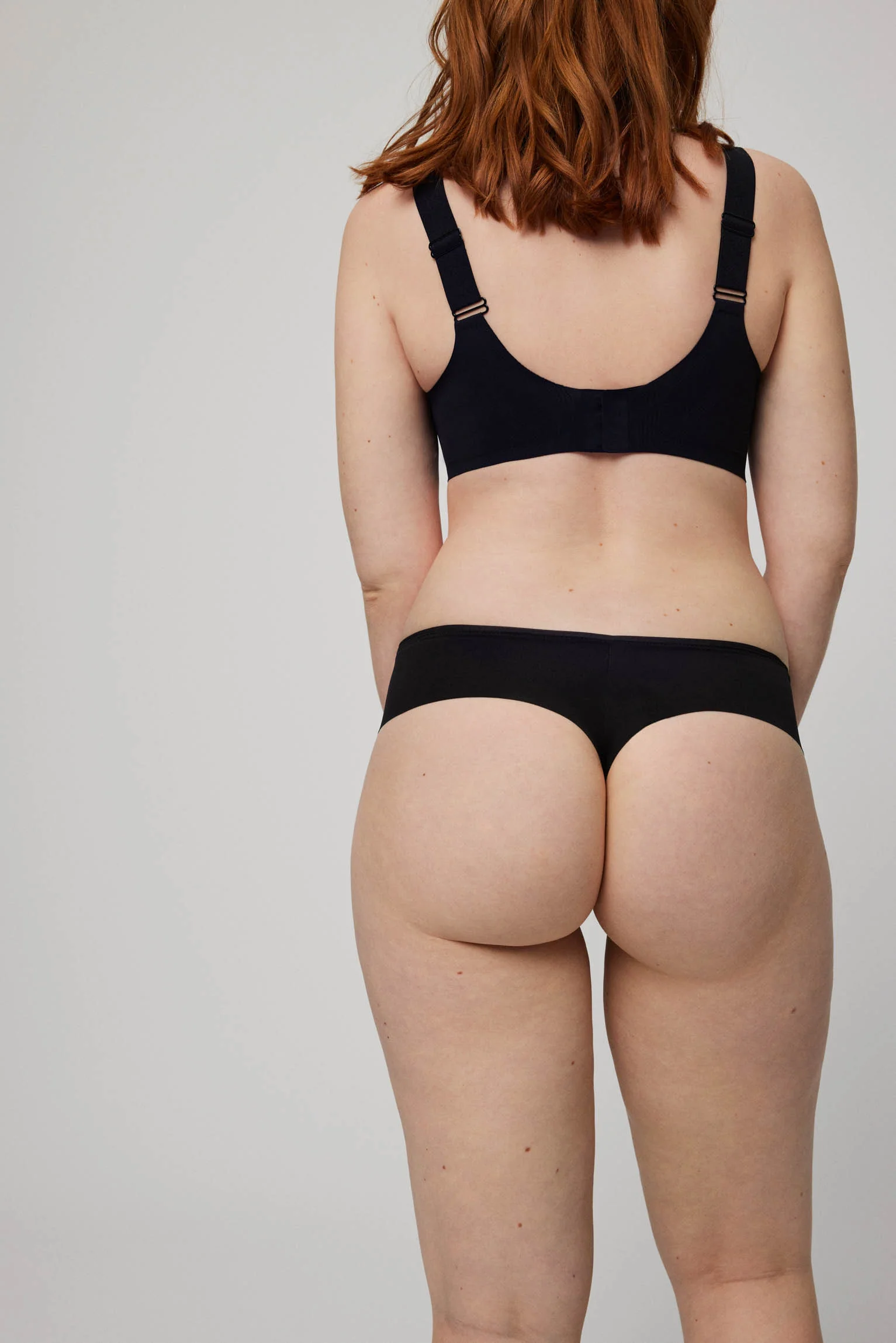 Perizoma a vita alta nero - immagine 2