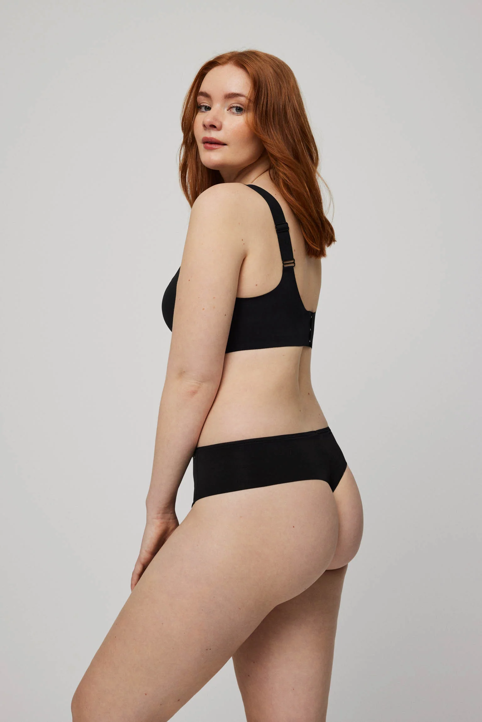 Perizoma a vita alta nero - immagine 3