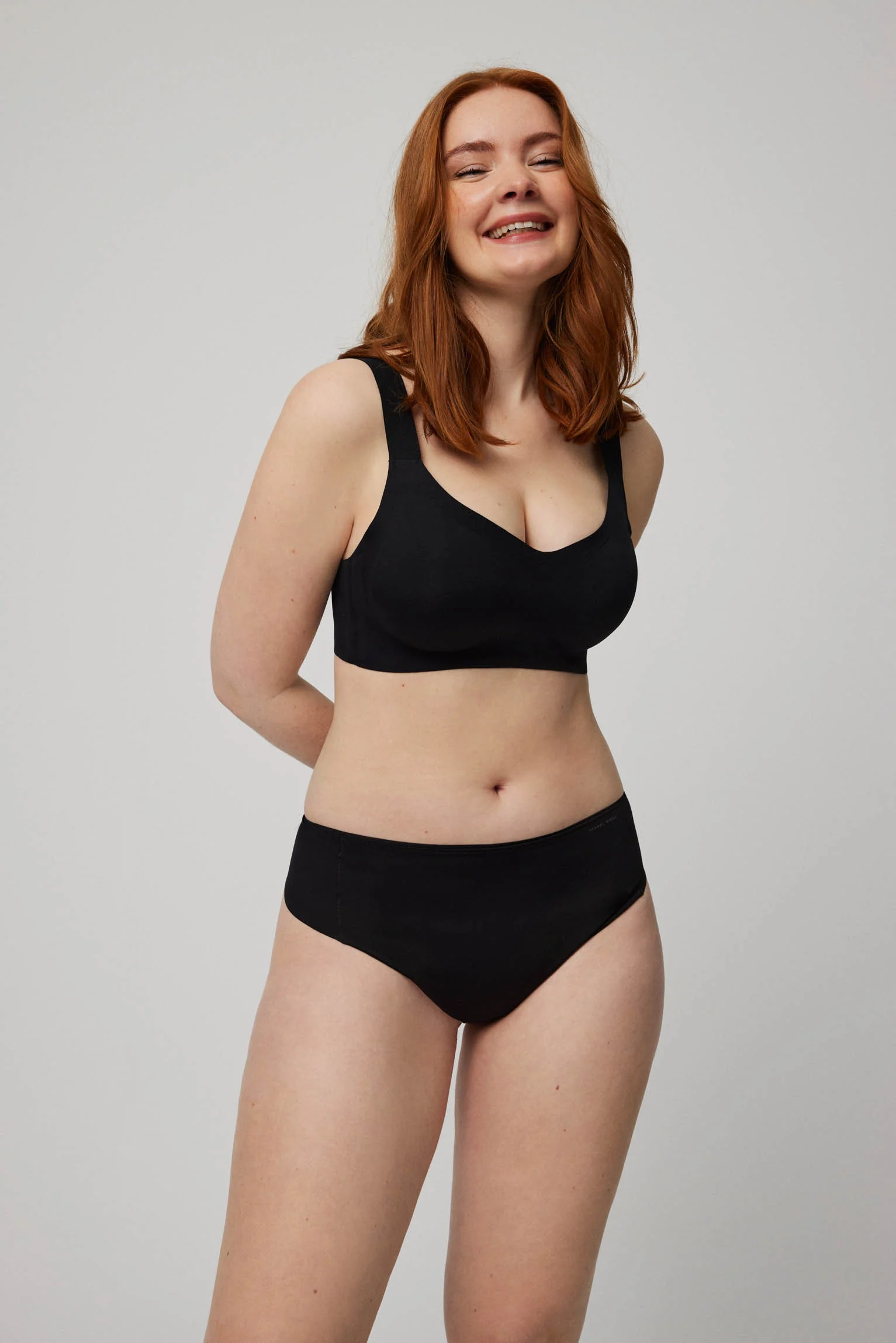 Perizoma a vita alta nero - immagine 4