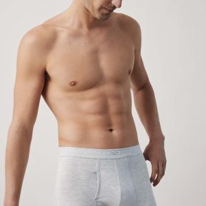 Boxer con apertura grigia