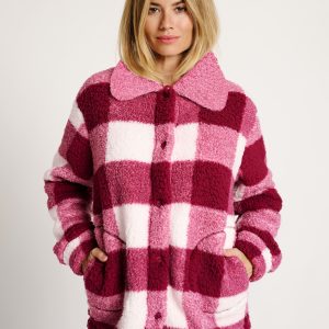 Abito stile giacca con tasche a quadri | MUYDEMI