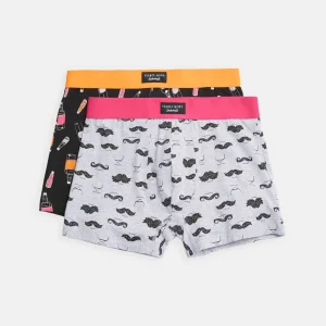Confezione da 2 boxer stampati Sockarrats