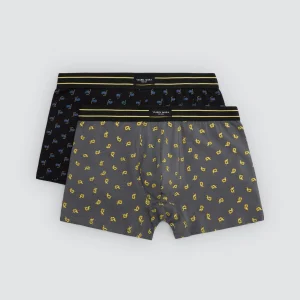 Confezione da 2 boxer con stampa subacquea