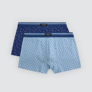 Confezione da 2 boxer stampati a tema nautico