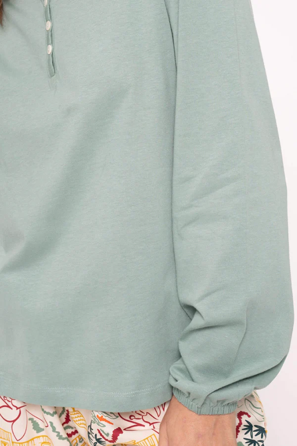 Pigiama lungo da donna stampato | MUYDEMI - immagine 3