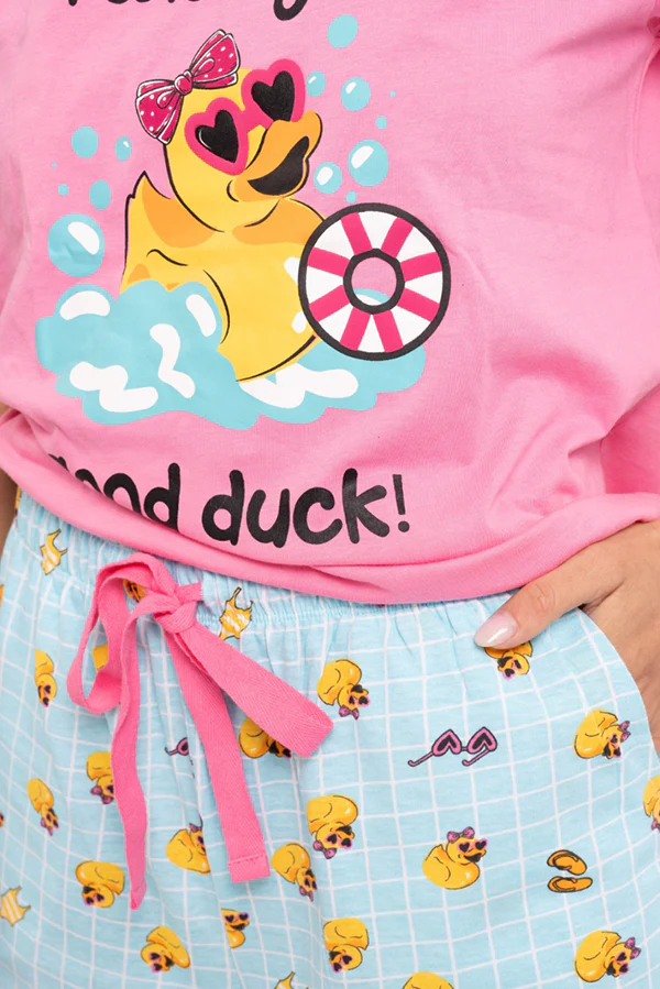Pigiama corto da donna in cotone Good Duck | MUYDEMI - immagine 3
