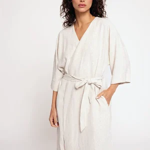 Vestaglia da donna in lino | MUYDEMI