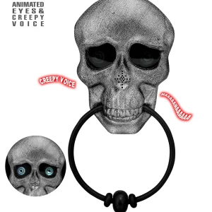 Picaporte di Teschio con Luce e Suono