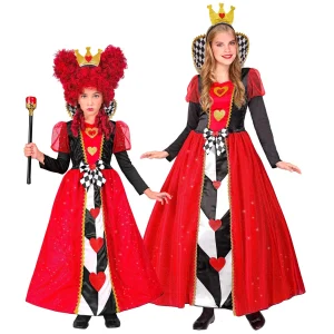 Costume da Regina di Cuori Stilosa Bambina