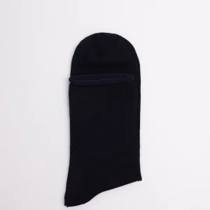 Calzini basic senza polsino in filo scozzese nero