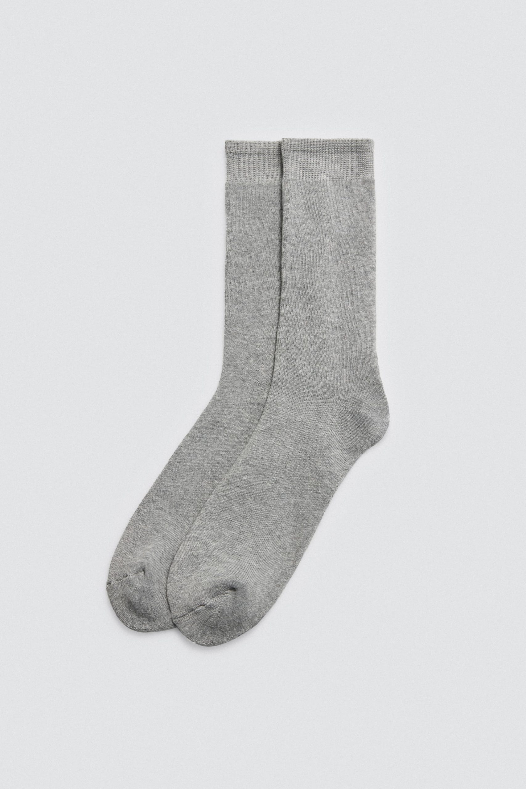 Confezione da 3 calzini termici alti con polsini anti-pressione in colori neutri - immagine 7