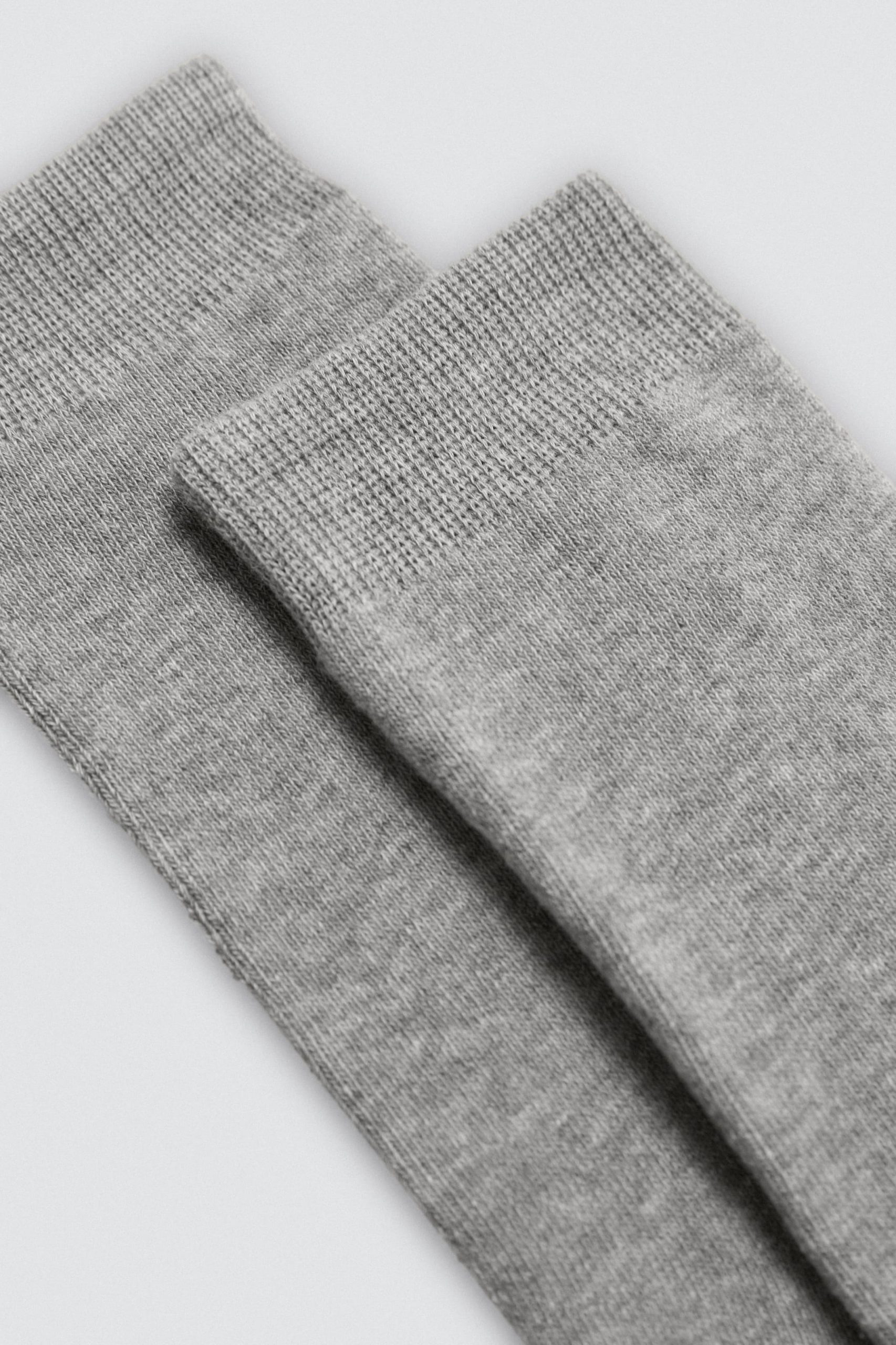 Confezione da 3 calzini termici alti con polsini anti-pressione in colori neutri - immagine 8