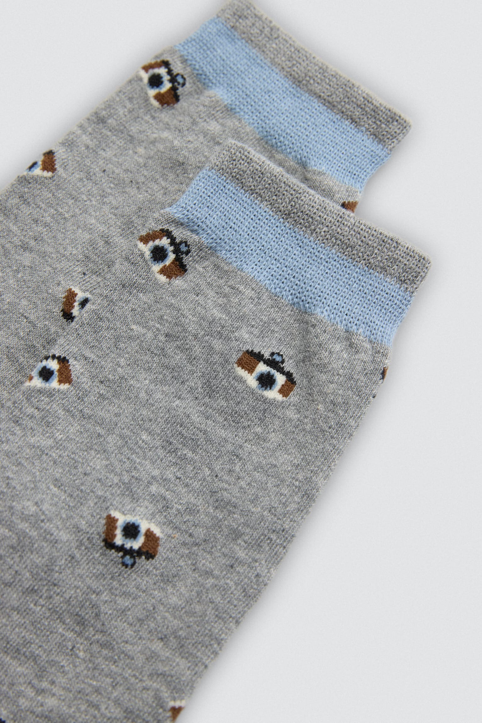 Confezione da 4 calzini alti stampati - immagine 4