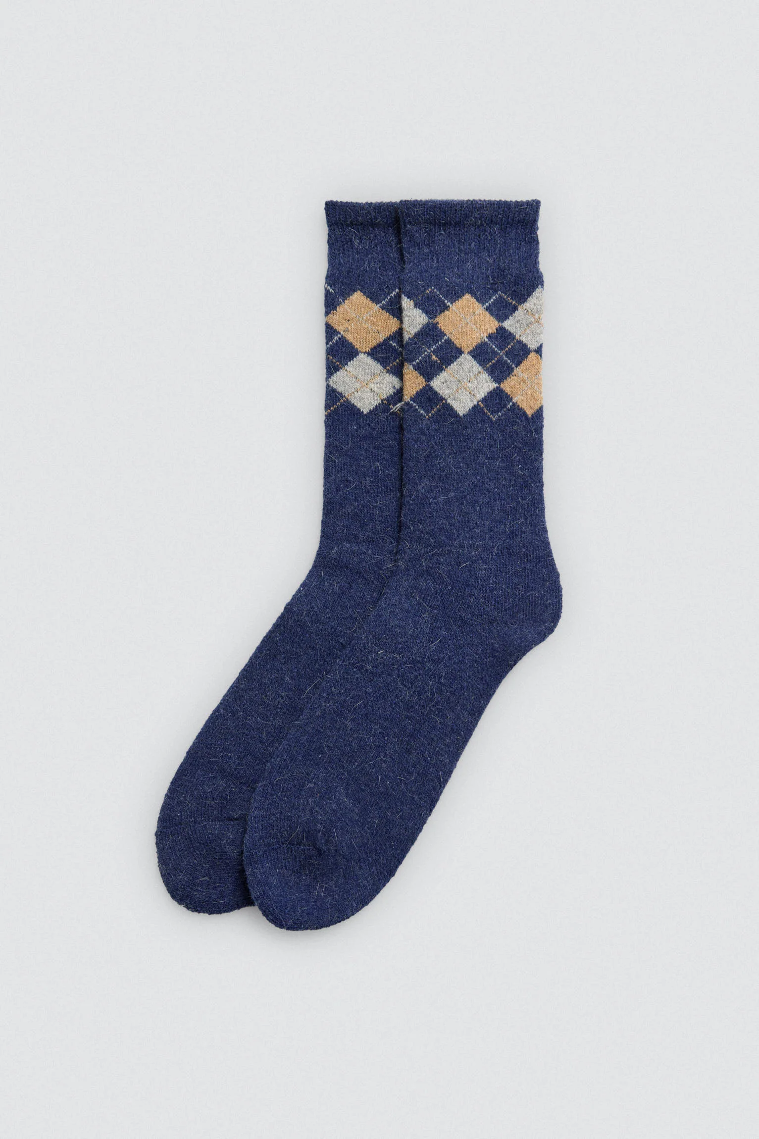 Confezione da 3 calzini in angora con polsini anti-pressione e stampa geometrica - immagine 7