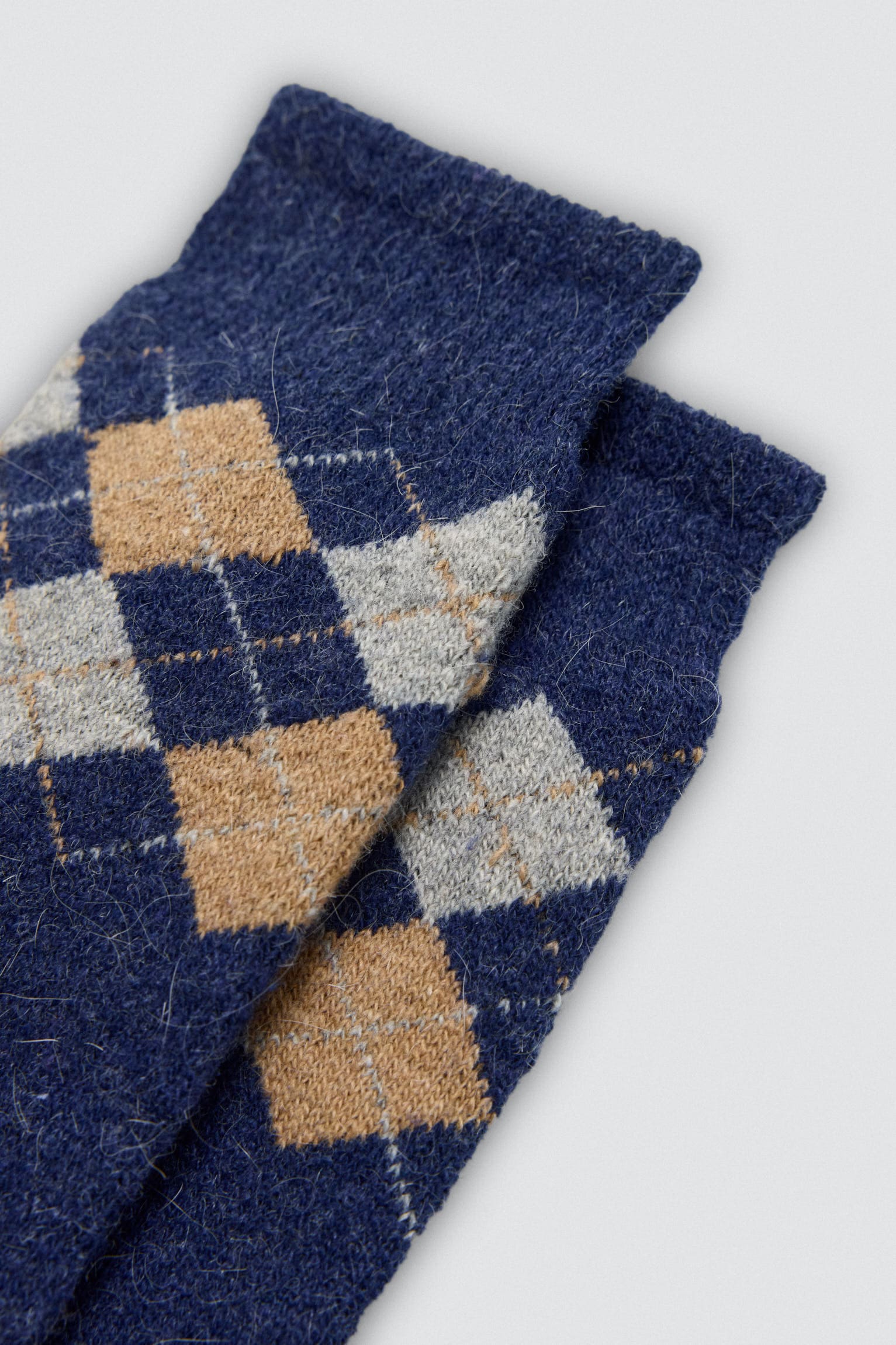 Confezione da 3 calzini in angora con polsini anti-pressione e stampa geometrica - immagine 8