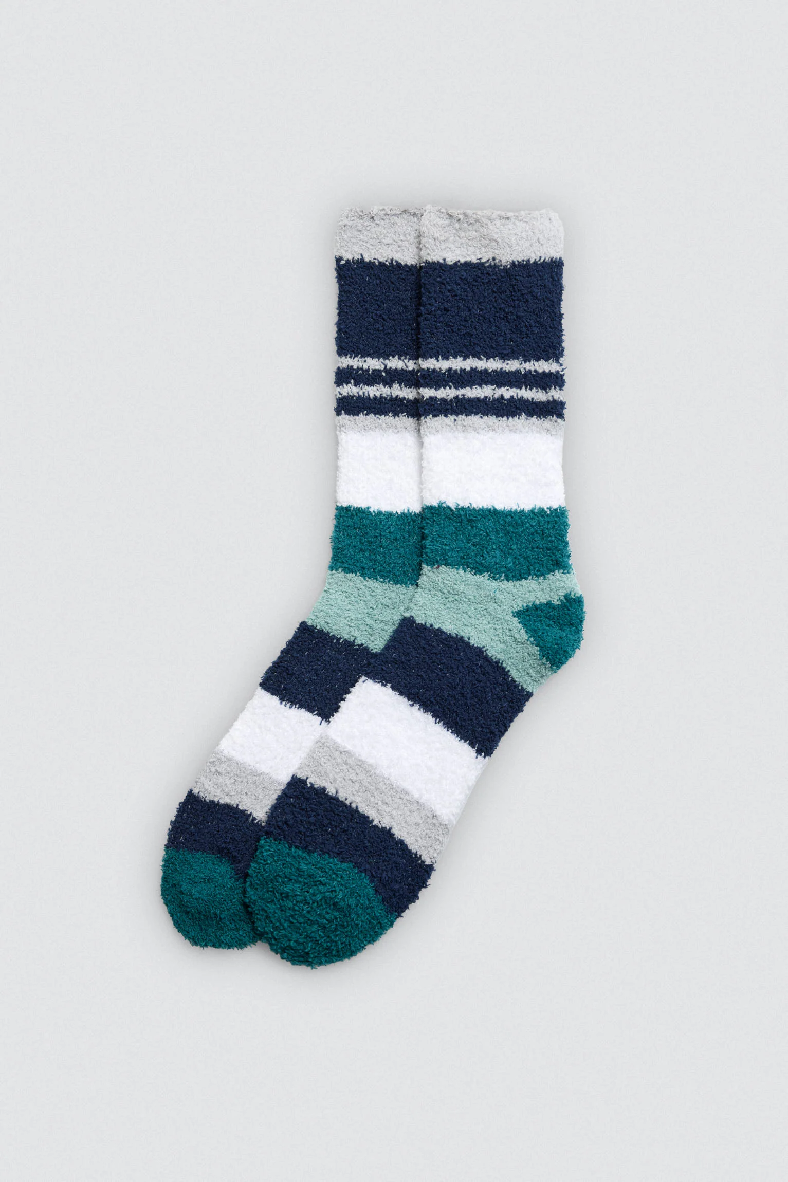 Confezione da 3 calzini in flanella con polsini anti-pressione e stampa geometrica - immagine 3