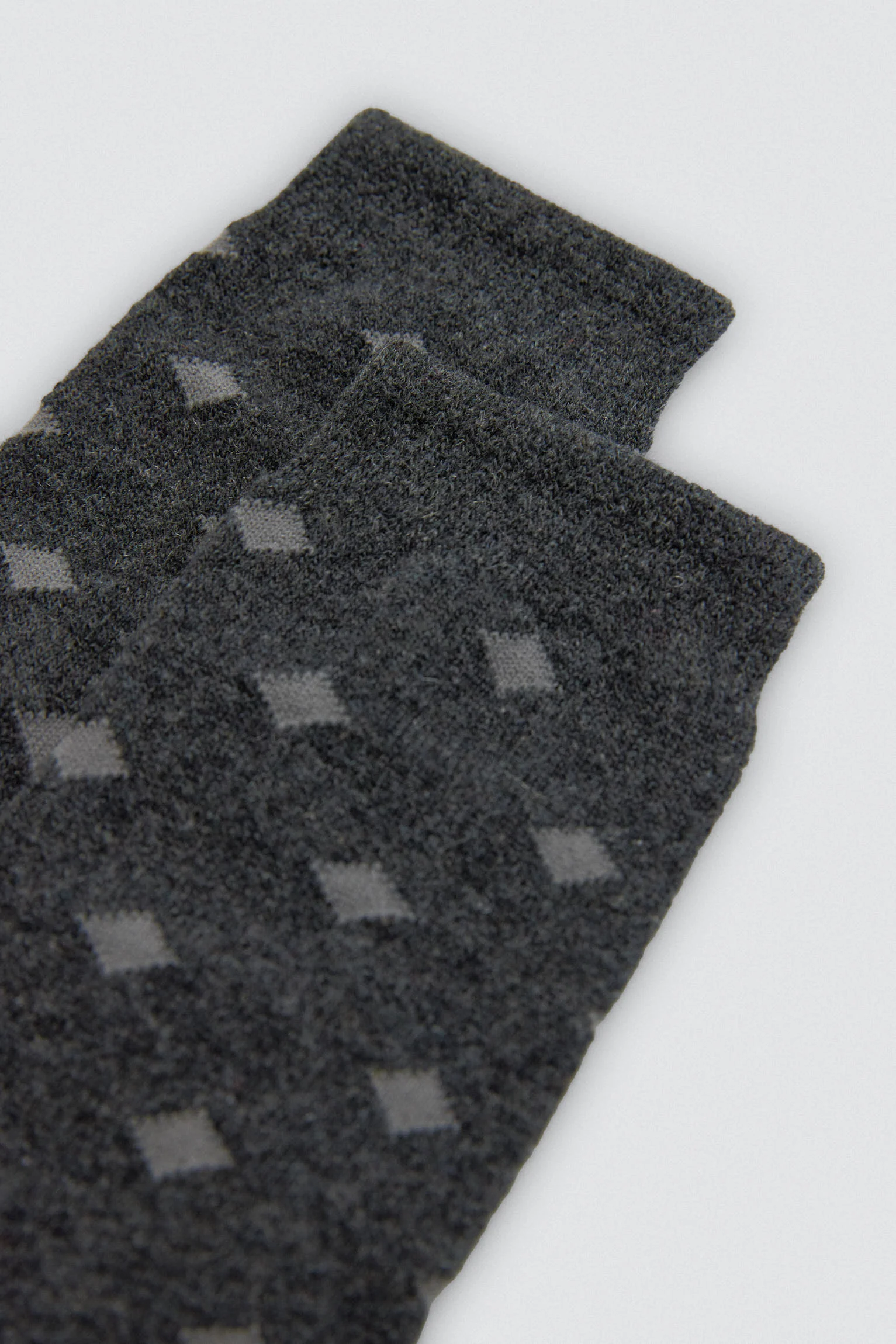 Confezione da 3 calzini di lana con motivo geometrico - immagine 8