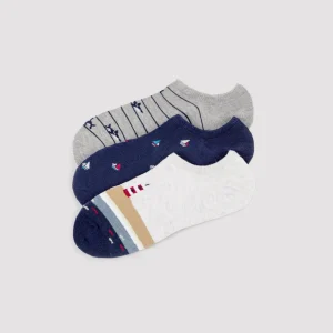 Confezione da 3 mignoli da uomo con stampa a barca