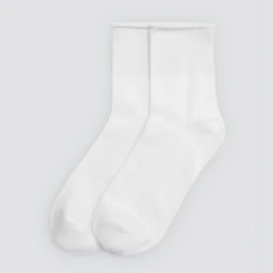 Confezione da 3 calzini bianchi semplici fino al ginocchio