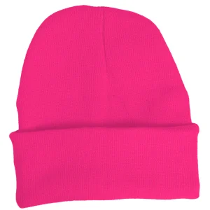 Cappello Rosa Neon Tipo Lana