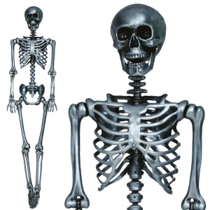 Scheletro Argentato per Decorazione di 160cm