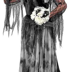 Costume da Sposa Cadavere Oscura per Donna