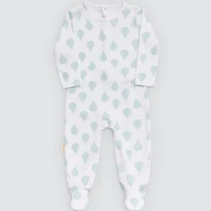 Tutina per neonato a maniche lunghe con stampa a palloncino