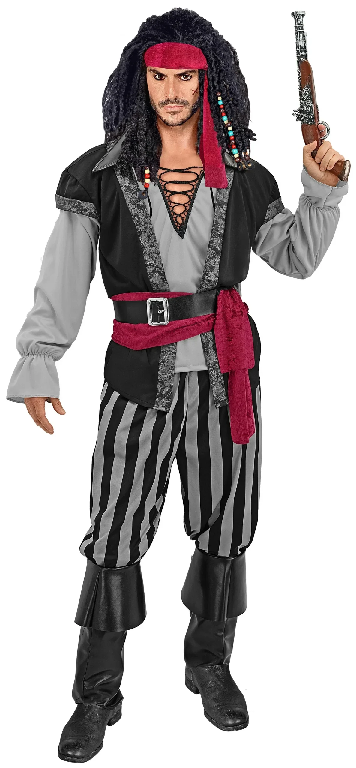 Costume da Capitano Pirata Oscuro per Uomo - immagine 5