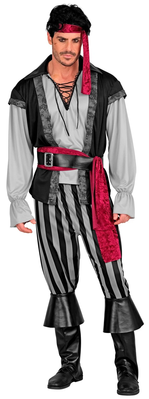 Costume da Capitano Pirata Oscuro per Uomo - immagine 2