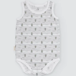 Body bebè con spalline larghe in Coccodino