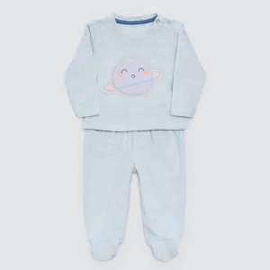 Set t-shirt e leggings blu Cosmos per bambini