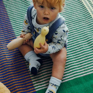 Set di tutina corta e maglietta a maniche lunghe per neonati Penguin Toy