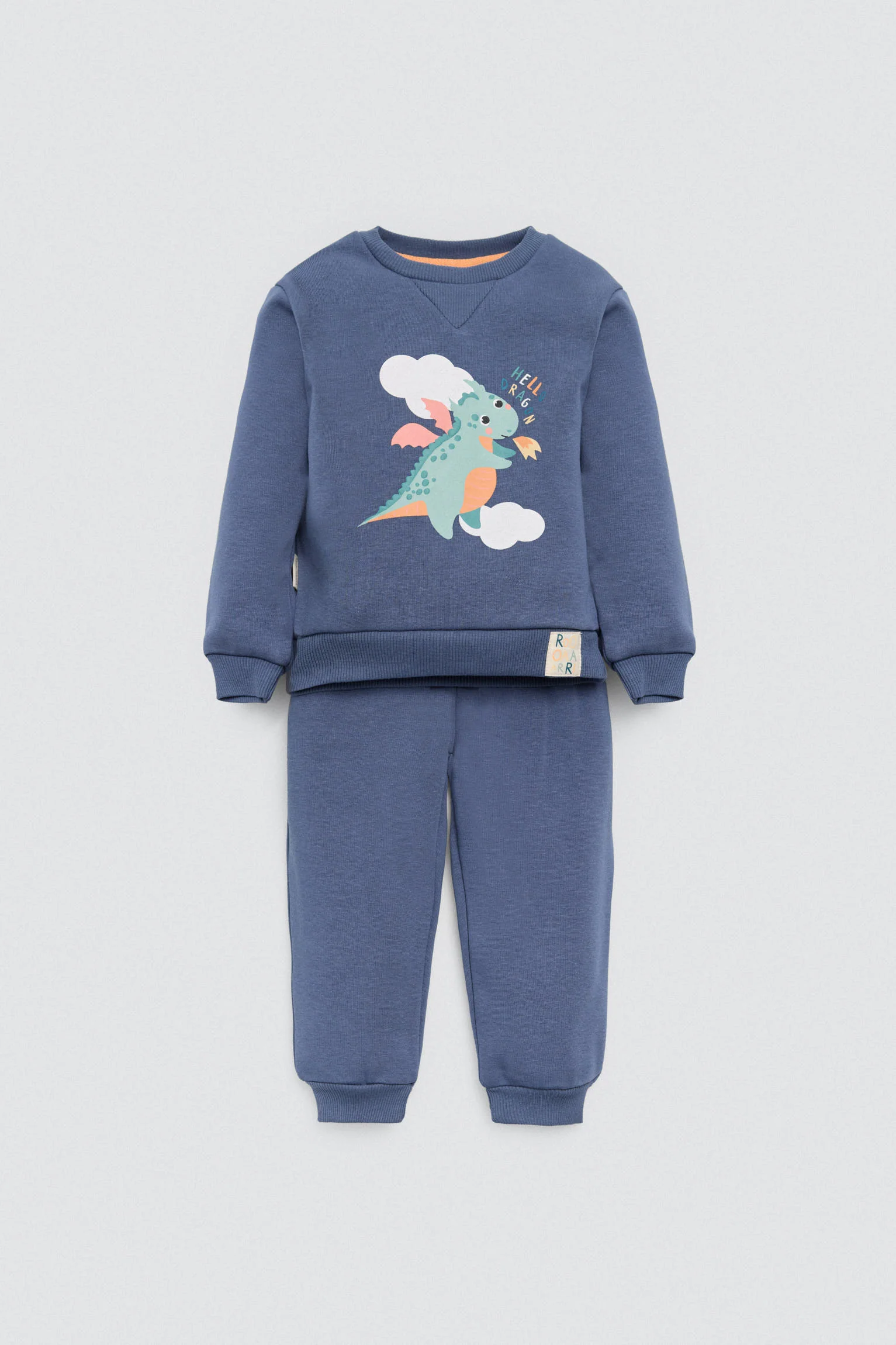 Felpa e jogger per neonati Dragon Tale