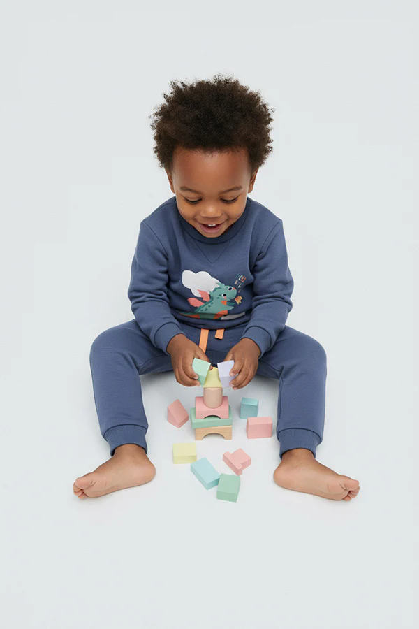 Felpa e jogger per neonati Dragon Tale - immagine 3