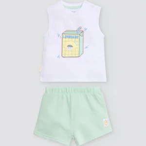 Completo per neonati senza maniche Lemonade