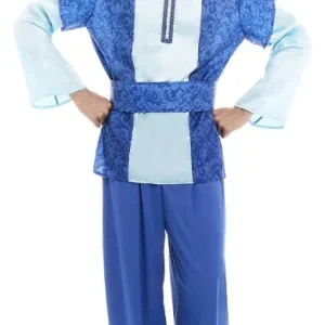 Costume di Paggio del Re Melchior Blu per Uomo