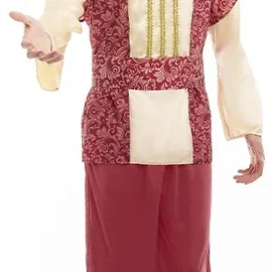 Costume di Paggio del Re Gaspar Rosso per Uomo
