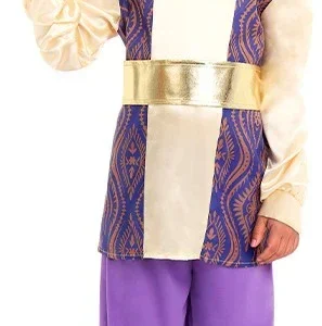 Costume di Paggio del Re Baltasar Viola per Bambino
