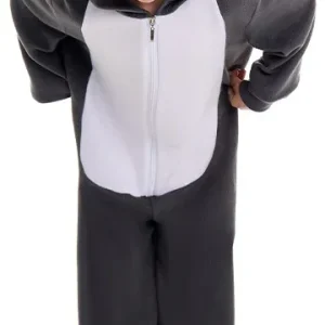 Costume da Lupo Affamato Grigio Bambino