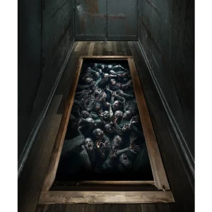 Adesivo di Cantina Piena di Zombie per il Pavimento