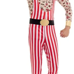 Costume da Forzudo Anni 20 con Tatuaggi per Uomo