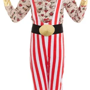 Costume da Forzudo Anni 20 con Tatuaggi per Bambino