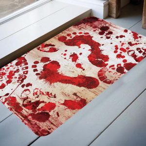 Zerbino Terrificante con Impronte Insanguinate