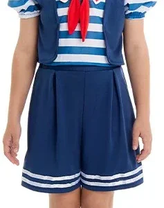 Costume da Marinera Navegante Blu per Bambina