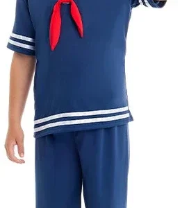 Costume da Marinaio Navigante Blu per Bambino