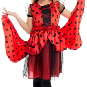 Costume da Coccinella con Ali per Bambina