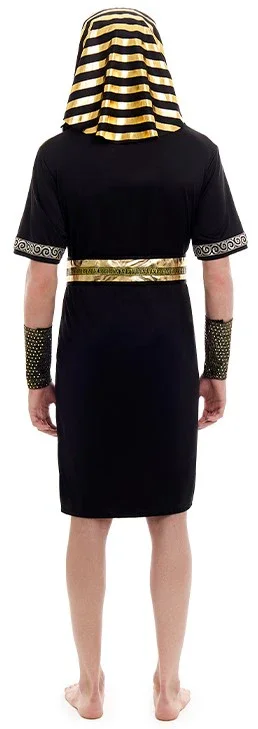Costume da Faraone del Nilo Nero per Uomo - immagine 3