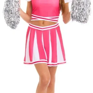 Costume da Cheerleader Rosa per Donna