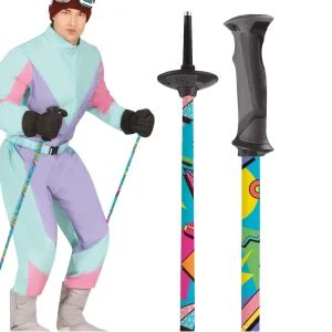 Bastoni da Sciatore Azzurri Stampati